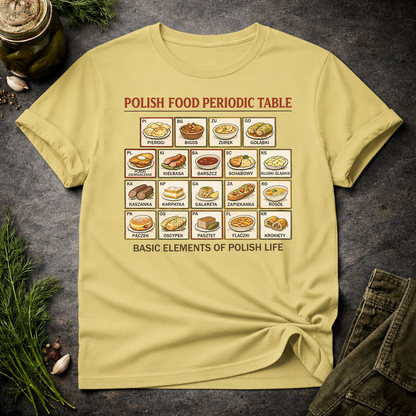 Polish Food Periodic Table Unisex T-Shirt