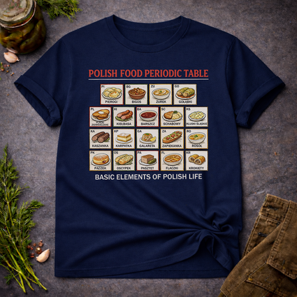Polish Food Periodic Table Unisex T-Shirt