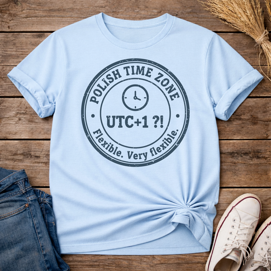 Polish Time Zone Unisex T-Shirt