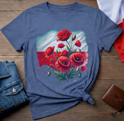 Polish Poppy Roots Unisex T-Shirt