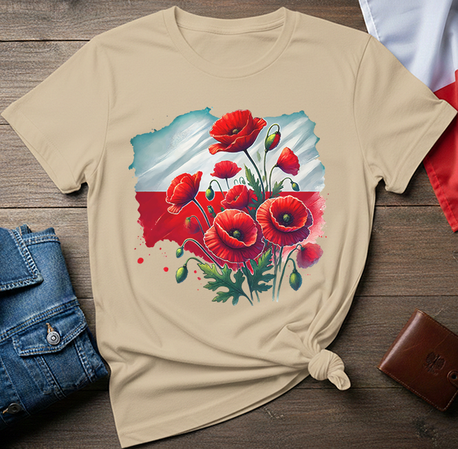 Polish Poppy Roots Unisex T-Shirt