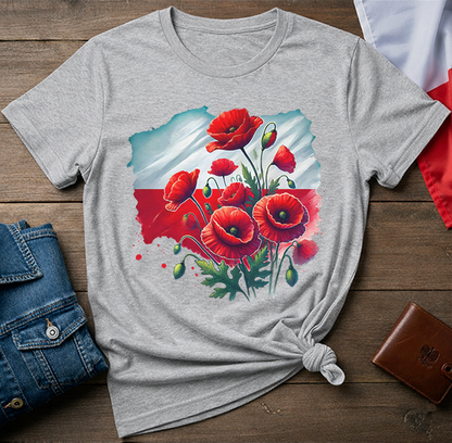 Polish Poppy Roots Unisex T-Shirt