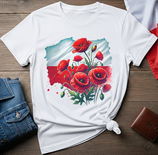 Polish Poppy Roots Unisex T-Shirt
