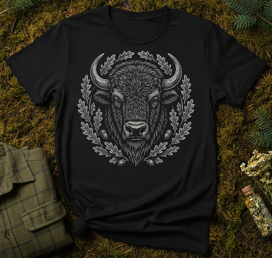 Żubr Polski Silent Strength Unisex T-Shirt