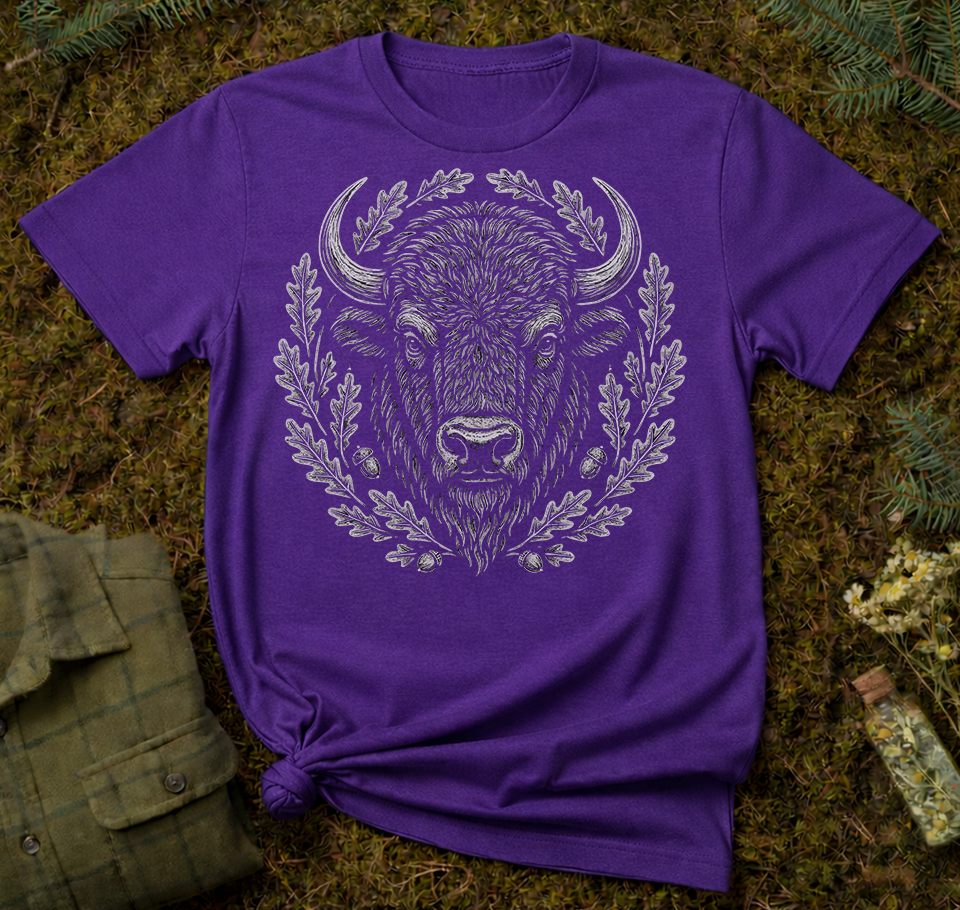 Żubr Polski Silent Strength Unisex T-Shirt