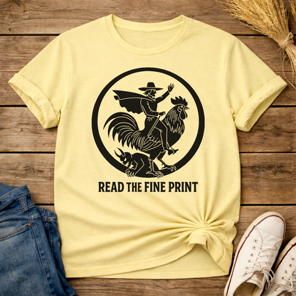 Read the Fine Print Unisex T-Shirt
