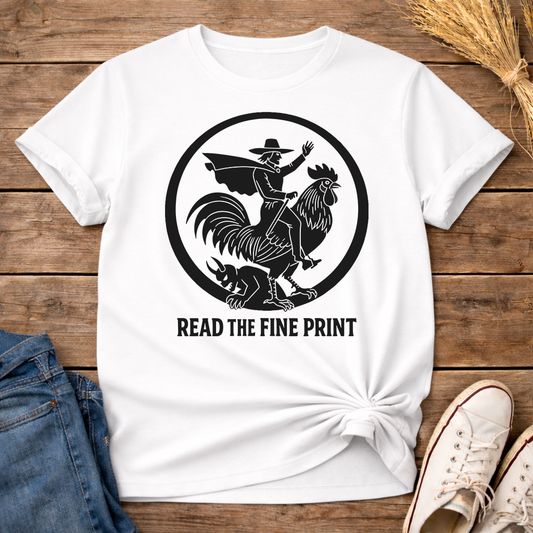 Read the Fine Print Unisex T-Shirt