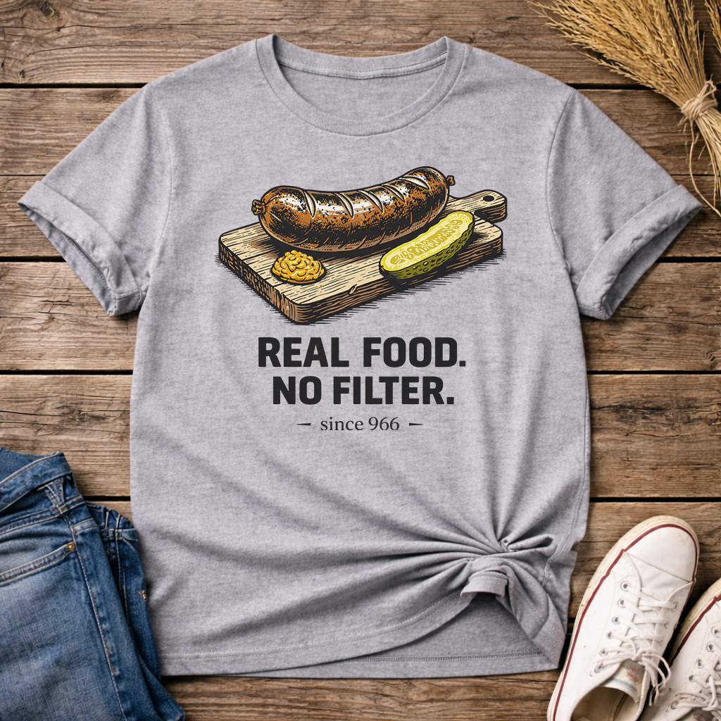 Real Food. No Filter. Unisex T-Shirt