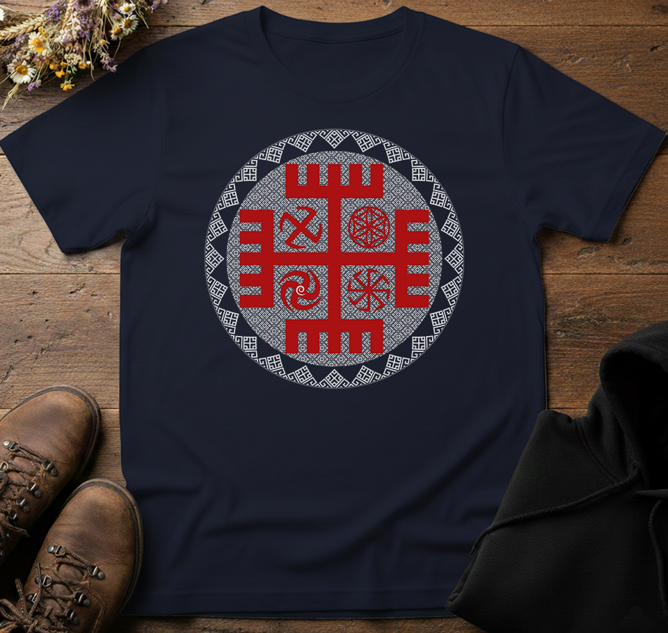 Ręce Boga & Slavic Symbols Unisex T-Shirt