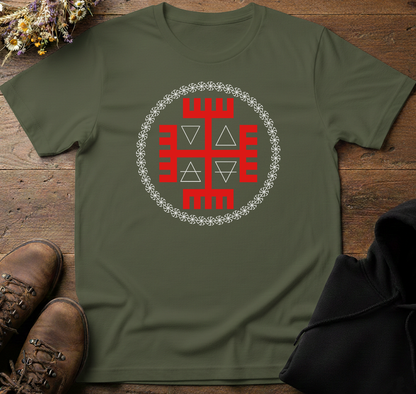 Ręce Boga & Kołowrót Unisex T-Shirt