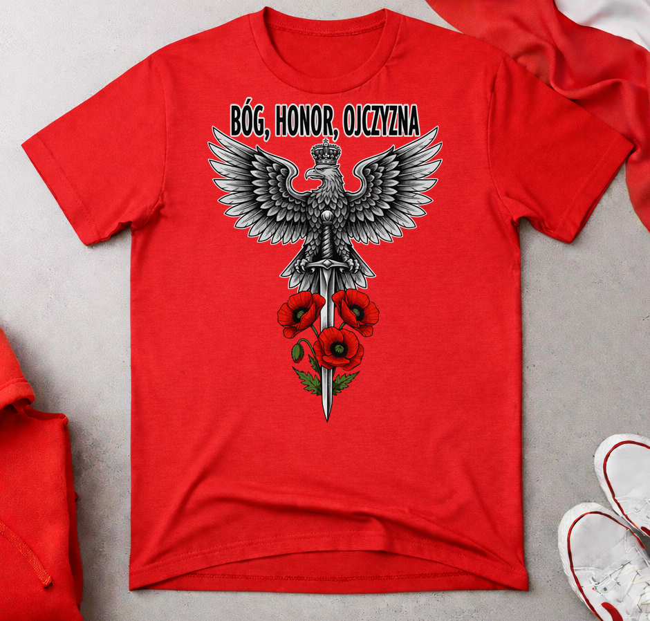 Polish Eagle Bóg Honor Ojczyzna Unisex T-Shirt