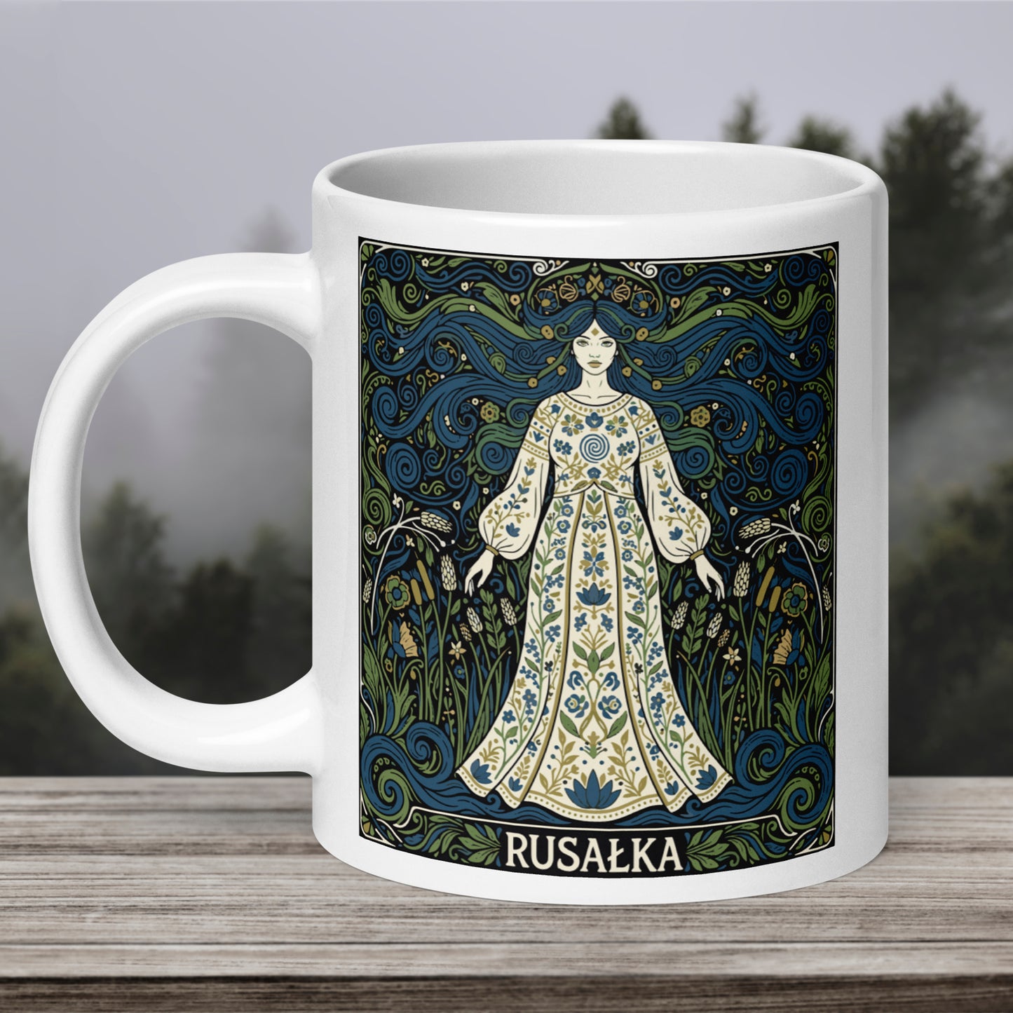 Rusalka Folk Art Mug