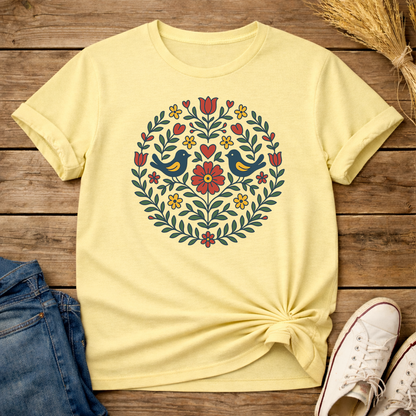 Slavic Folk Bloom Unisex T-Shirt