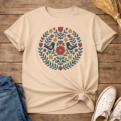 Slavic Folk Bloom Unisex T-Shirt