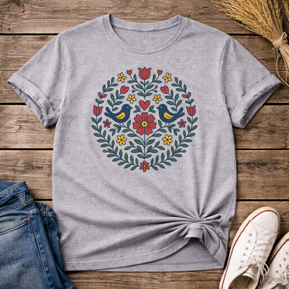 Slavic Folk Bloom Unisex T-Shirt