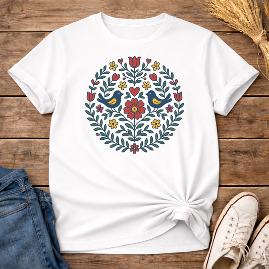 Slavic Folk Bloom Unisex T-Shirt