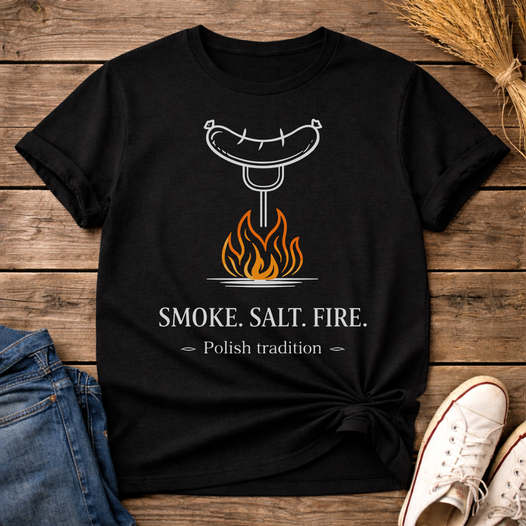 Smoke. Salt. Fire. Unisex T-Shirt