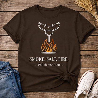 Smoke. Salt. Fire. Unisex T-Shirt