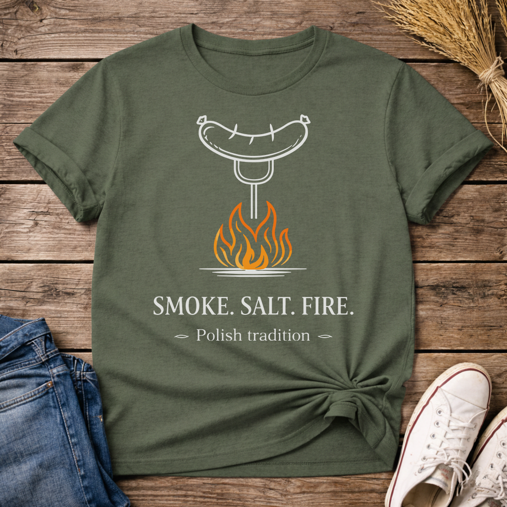 Smoke. Salt. Fire. Unisex T-Shirt