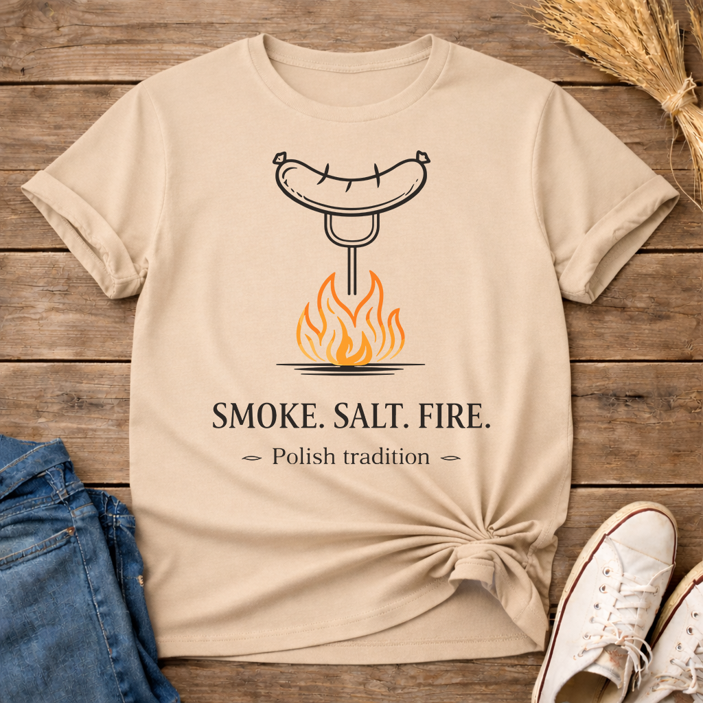 Smoke. Salt. Fire. Unisex T-Shirt