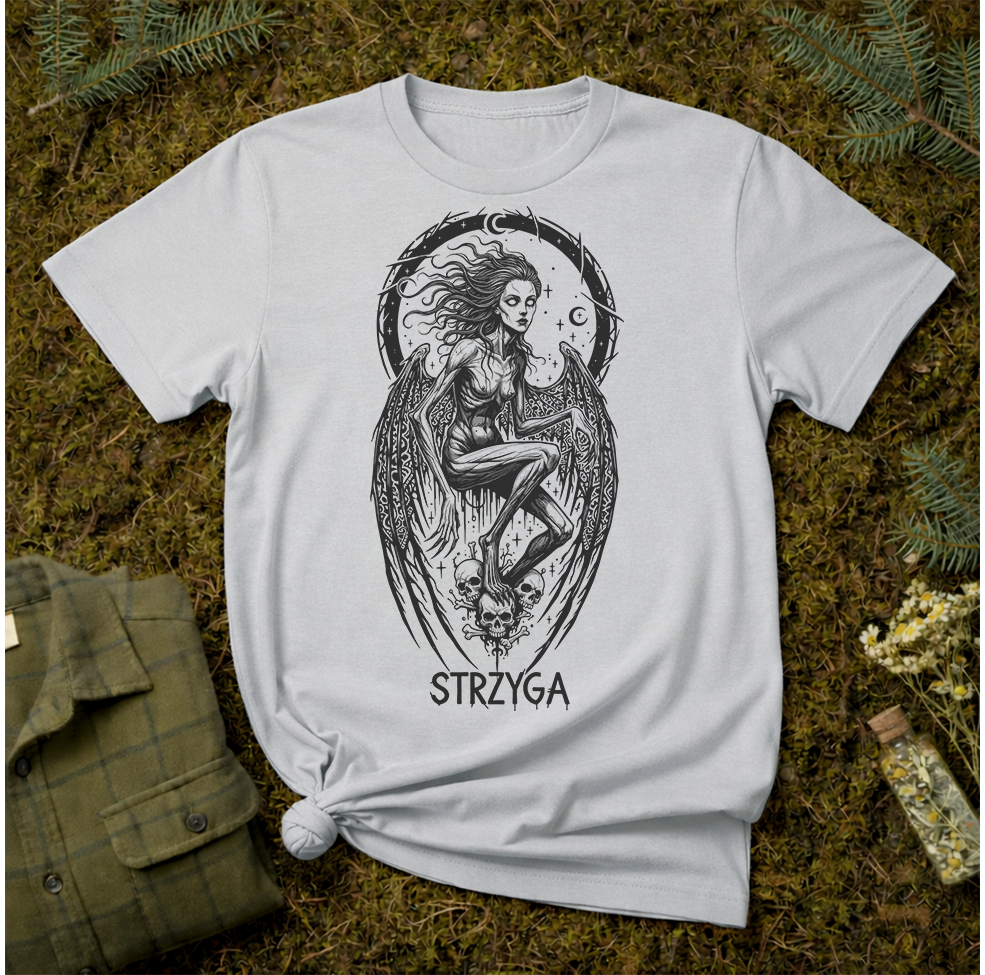 Strzyga Slavic Nightborn Demon Unisex T-shirt
