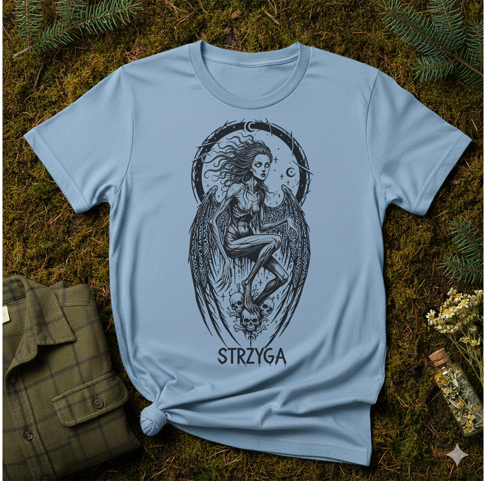 Strzyga Slavic Nightborn Demon Unisex T-shirt