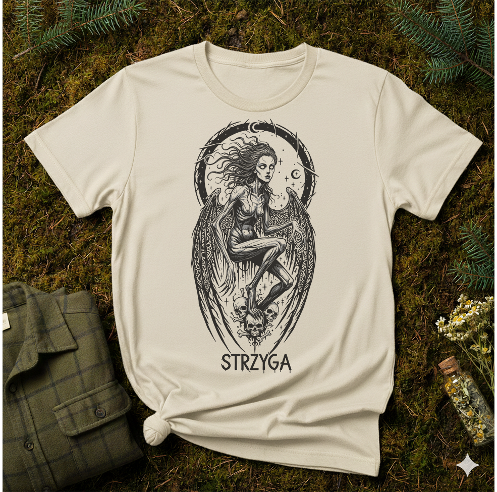 Strzyga Slavic Nightborn Demon Unisex T-shirt