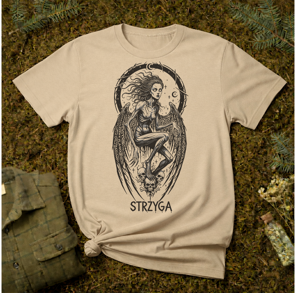 Strzyga Slavic Nightborn Demon Unisex T-shirt