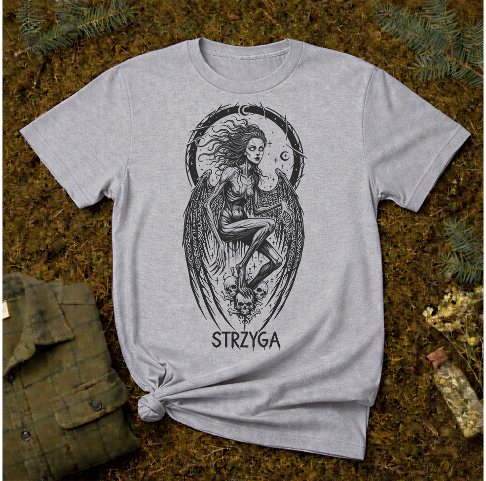 Strzyga Slavic Nightborn Demon Unisex T-shirt