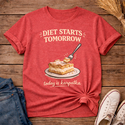 The Diet Starts Tomorrow  Unisex T-Shirt