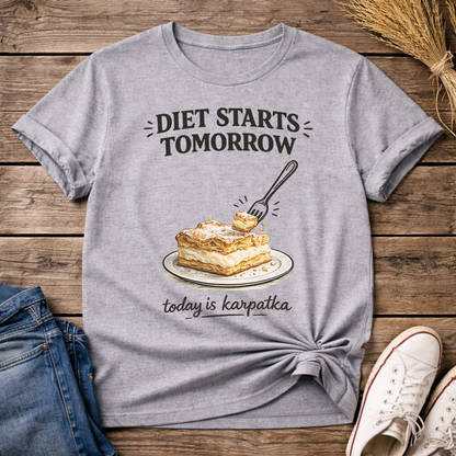 The Diet Starts Tomorrow  Unisex T-Shirt