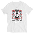 Polska Walcząca Folk Unisex V-Neck T-Shirt