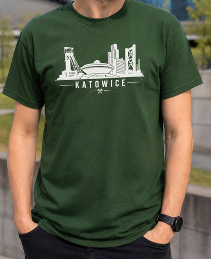 Katowice Skyline Polish City Unisex T-Shirt