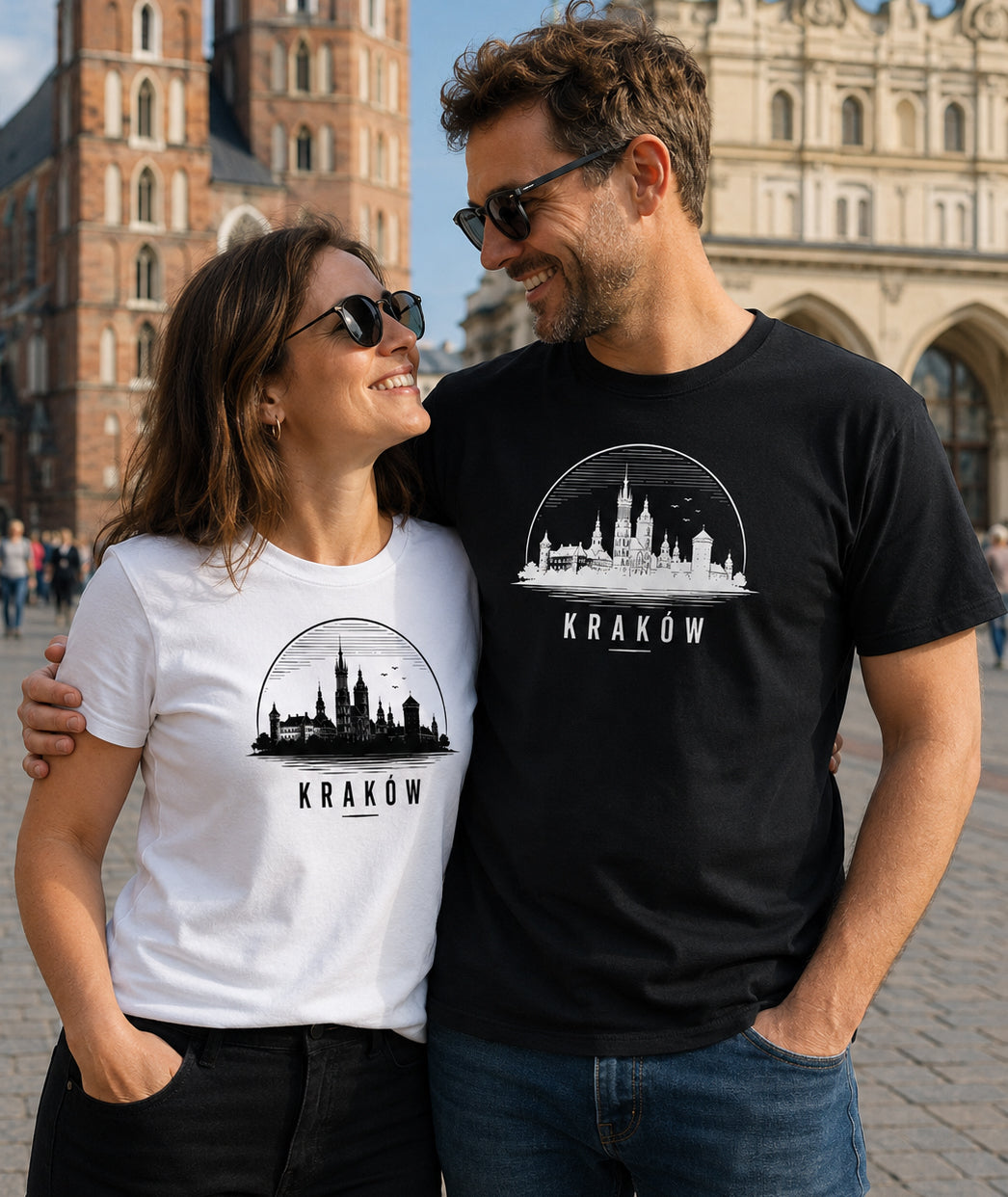 Kraków Skyline Polish City Unisex T-Shirt