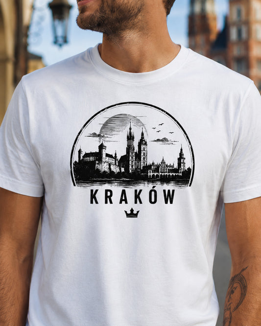Kraków Crown Skyline Polish City Unisex T-Shirt