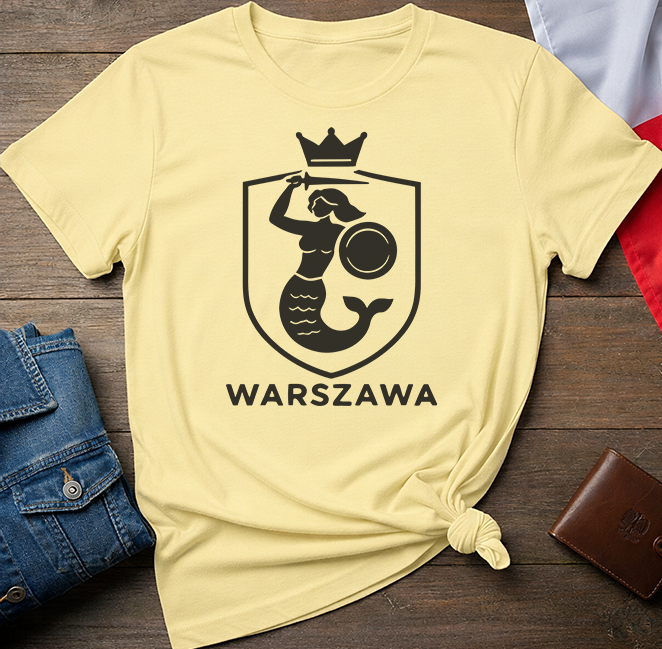 Warszawa City Crest Unisex T-Shirt