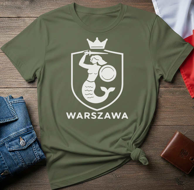 Warszawa City Crest Unisex T-Shirt