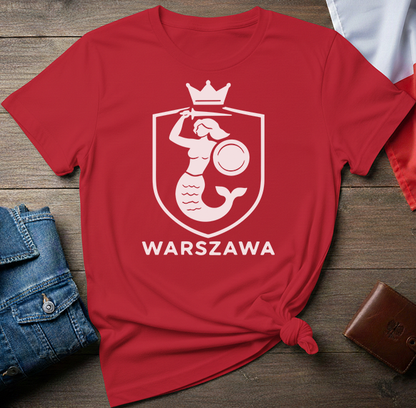 Warszawa City Crest Unisex T-Shirt