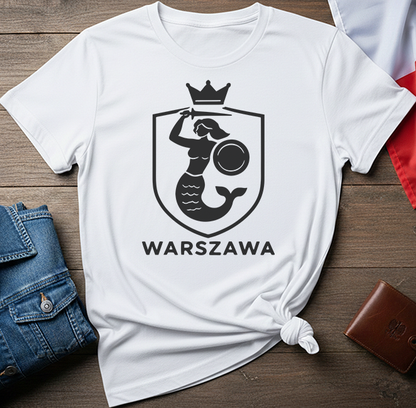 Warszawa City Crest Unisex T-Shirt